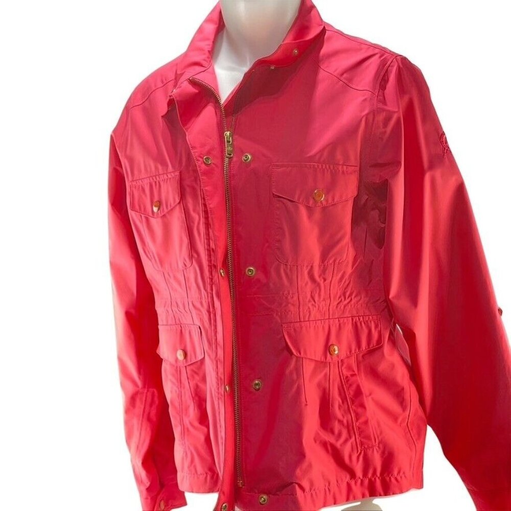 Peter Millar Womens Water-Resistant Red Jacket Size M - Picture 4 of 11